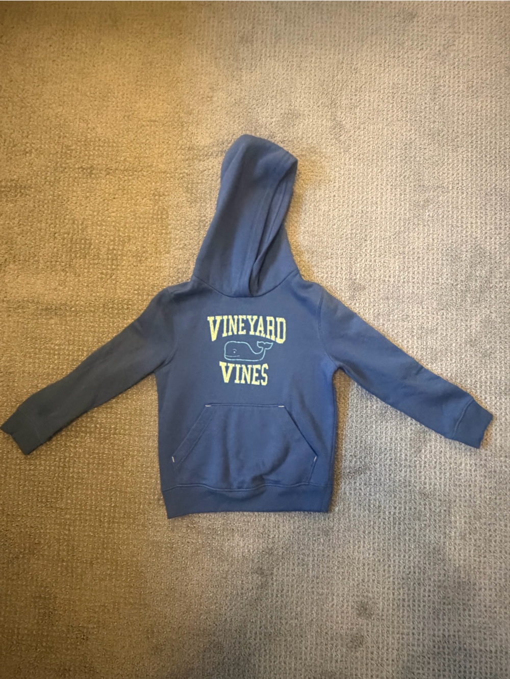 Vineyard Vines Kids Blue Hoodie with Logo